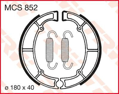 Trw Brake Shoes Mcs852 Mcs852