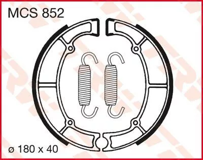 Saboți frână TRW MCS852