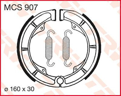 Brake-Shoes-Trw-Mcs907-Spate