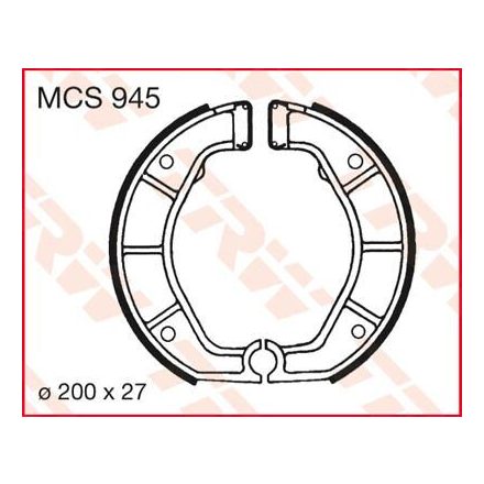 Trw Brake Shoes Mcs945 Mcs945