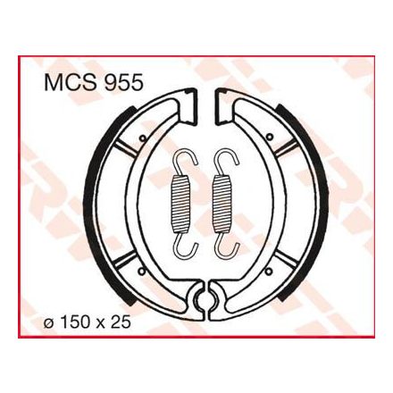 Trw Brake Shoes Mcs955 Mcs955