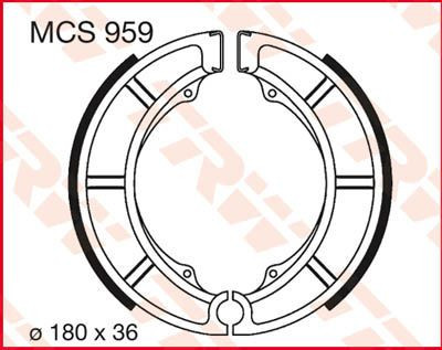 Brake-Shoes-Trw-Mcs959-Spate