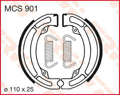 Brake-Shoes-Trw-Mcs901-Spate