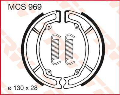 Trw Brake Shoes Standard Mcs969