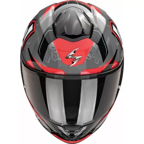 Casca Scorpion EXO-530 AIR ROK Gri Negru Rosu