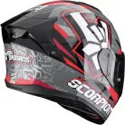 Casca Scorpion EXO-530 AIR ROK Gri Negru Rosu