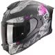 Casca integrala SCORPION EXO-530 AIR HADJI Negru mat/Roz
