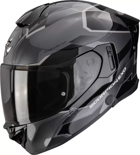 Casca Scorpion EXO-530 AIR CLIP Argintiu Negru
