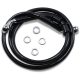 Frt Brake Line Xl Bk +8