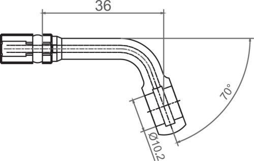 Racord furtun frână TRW MV10D70T