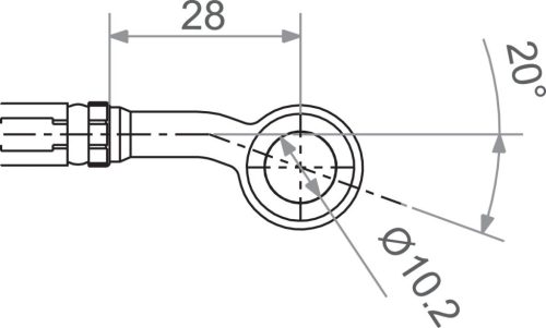 Racord furtun frână TRW MV10E20A