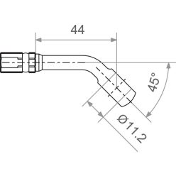Racord furtun frână TRW MV11C45S