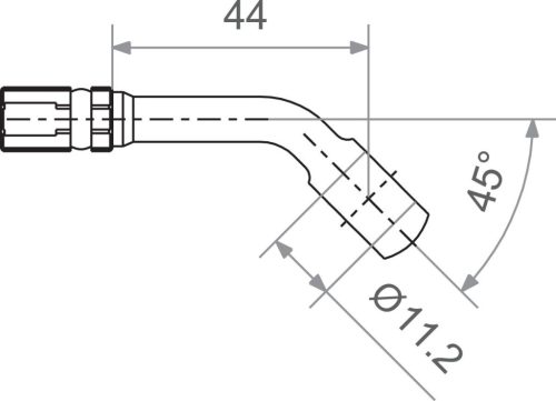 Racord furtun frână TRW MV11C45S