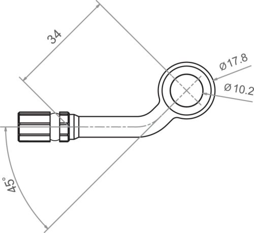Racord furtun frână TRW MV10E40S