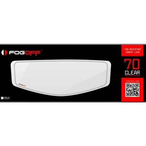 Lentila antiaburire transparenta FOGOFF - compatibila cu castile flip-up Mt Helmets Atom 2 SV - Max Vision