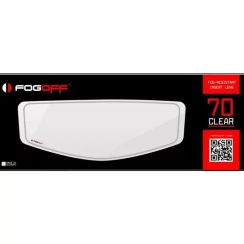 Lentila antiaburire transparenta FOGOFF - compatibila cu castile integrale Mt Helmets Thunder 4 SV