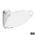 Viziera transparenta casca flip-up Mt Helmets Atom 2 SV