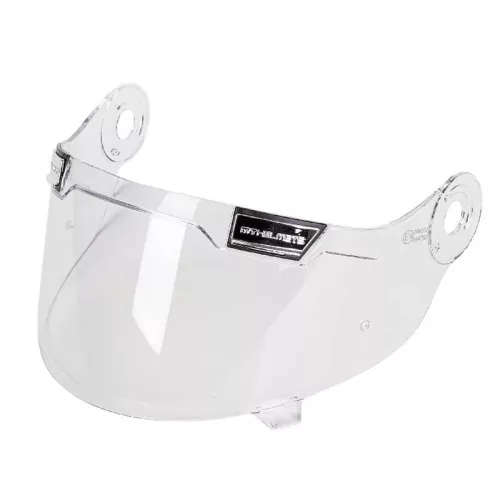 Viziera transparenta casca integrala Mt Helmets Jarama - ornament ventilatie argintiu