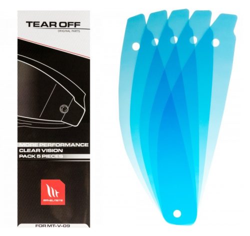 Kit 5 tear-off pentru viziera casca integrala KRE Snake Carbon - KRE SV - KRE+