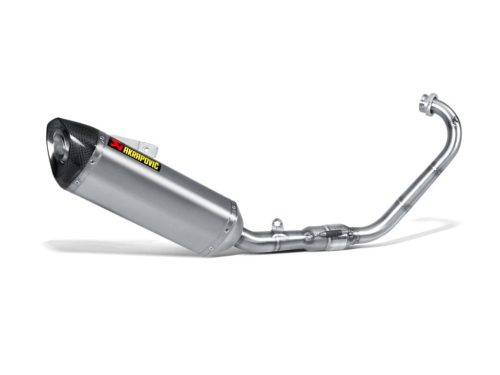 EXHST RAC TI/CF YZF-R125 17 AKRAPOVIC S-Y125R4-HRT