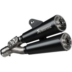 MUFFLER S/O SS/BL R12 NINET /  AKRAPOVIC S-B12SO25-HISSSBL