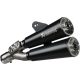 MUFFLER S/O SS/BL R12 NINET /  AKRAPOVIC S-B12SO25-HISSSBL