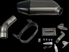 MUFFLER TI/CF ZX-6R 07/08 AKRAPOVIC S-K6SO5-HACT