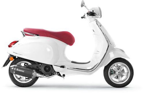 MUFFLER SS/CF BLK VESPA AKRAPOVIC S-VE125R2-HZBL
