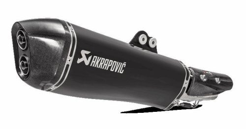 MUFFLER SS BLK KYM AK550 AKRAPOVIC S-KY5SO1-HRAASSBL