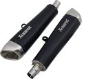 Akrapovic Mufflers Ti Bk Spd Twin S-T12So2-Hcqtbl