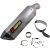 Akrapovic Muffler Ti/Cf Nja 1000Sx S-K10So24-Hrt