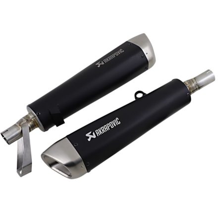 Akrapovic Mufflers Ti Bk Str Twin S-T9So2-Hcqtbl