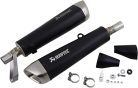 MUFFLERS TI BK STR TWIN AKRAPOVIC S-T9SO2-HCQTBL