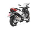 MUFFLER SS/CF X-MAX 125 AKRAPOVIC S-Y125SO5-HRSS/1