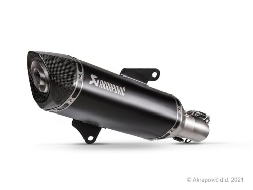 MUFFLER SS BK FORZA 350 AKRAPOVIC S-H3SO8-HRSSBL