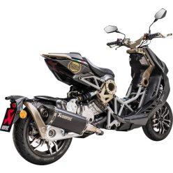 MUFFLER SS/CF BLK ITAL AKRAPOVIC S-IT125SO1-HRTBL