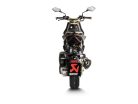 MUFFLER SS/CF BLK ITAL AKRAPOVIC S-IT125SO1-HRTBL