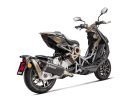 MUFFLER SS/CF BLK ITAL AKRAPOVIC S-IT125SO1-HRTBL