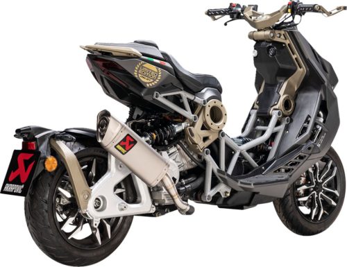 MUFFLER TI ITALJET AKRAPOVIC S-IT125SO2-APT