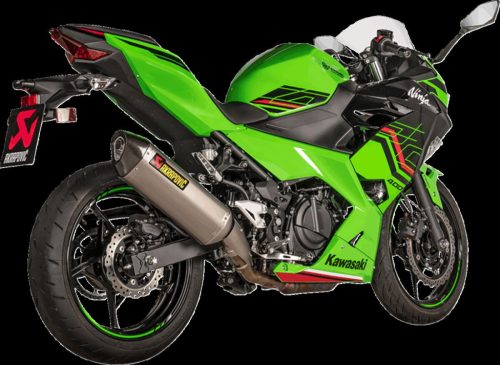 MUFFLER TI/CF NINJA 400 AKRAPOVIC S-K4SO7-HRT