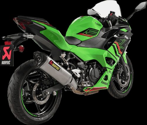 MUFFLER SLIP-ON TITANIUM NINJA AKRAPOVIC S-K5SO1-HRT