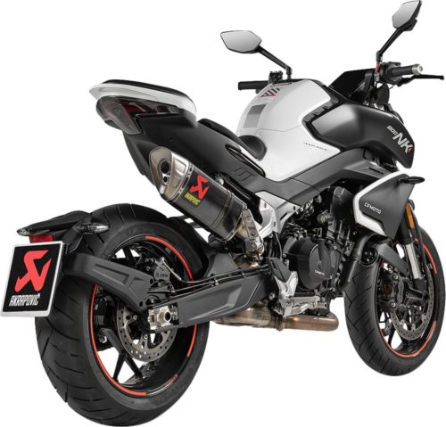 EXHAUST SLIP-ON CF/TI CFMOTO 8 AKRAPOVIC S-CF8SO1-HAPLC
