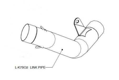 LINK PIPE SS S1000RR AKRAPOVIC L-B10R1