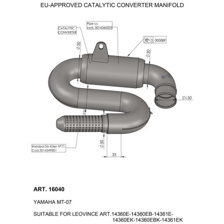 CAT CONV MANIFOLD YAM