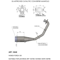 Cat Conv Manifold Honda