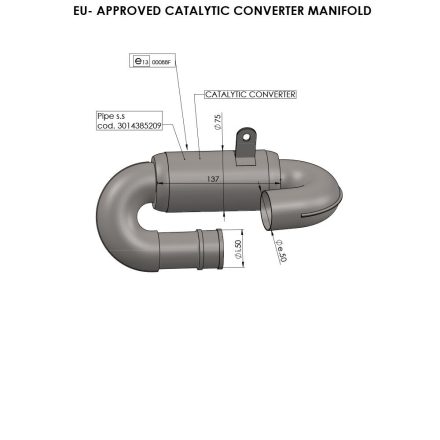 CAT CONV MANIFOLD TRIUMPH