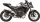 HEADER SS HONDA CB750 HORNET AKRAPOVIC E-H7R3