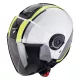 Casca Scorpion EXO CITY II VEL Alb Galben Fluo