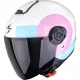 Casca Scorpion EXO CITY II Sheer Alb Roz Albastru