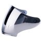 Viziera argintie casca open-face Mt Helmets Thunder III SV Jet